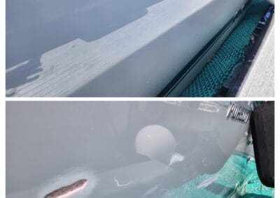 a close up of a window