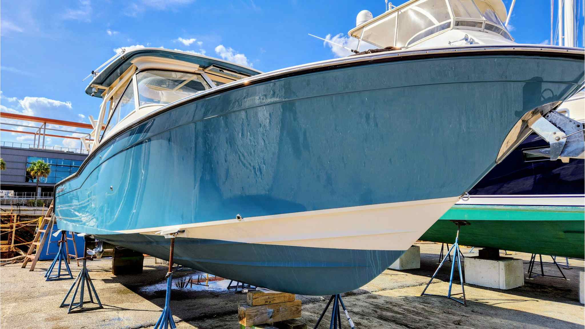 charleston sc boat detail services Savannah fiberglass repair