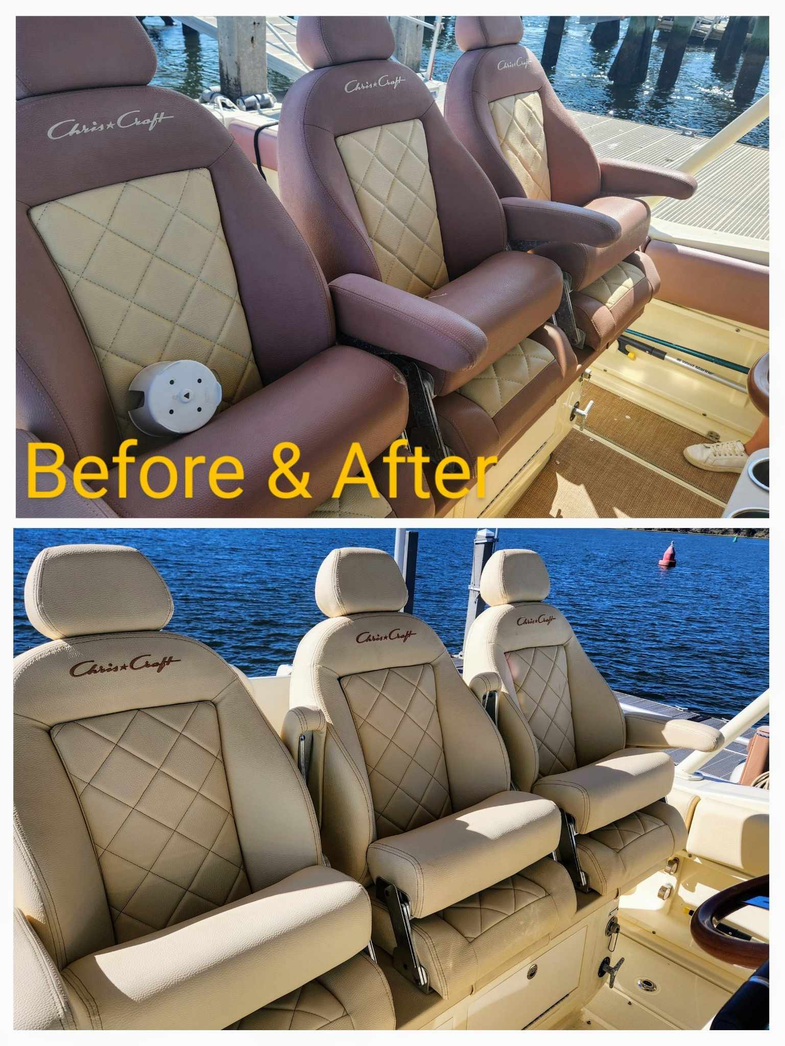 marine upholstery installed in charleston sc