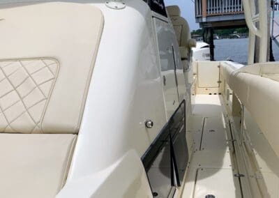 Mobile Boat Detailing the inside of a boat