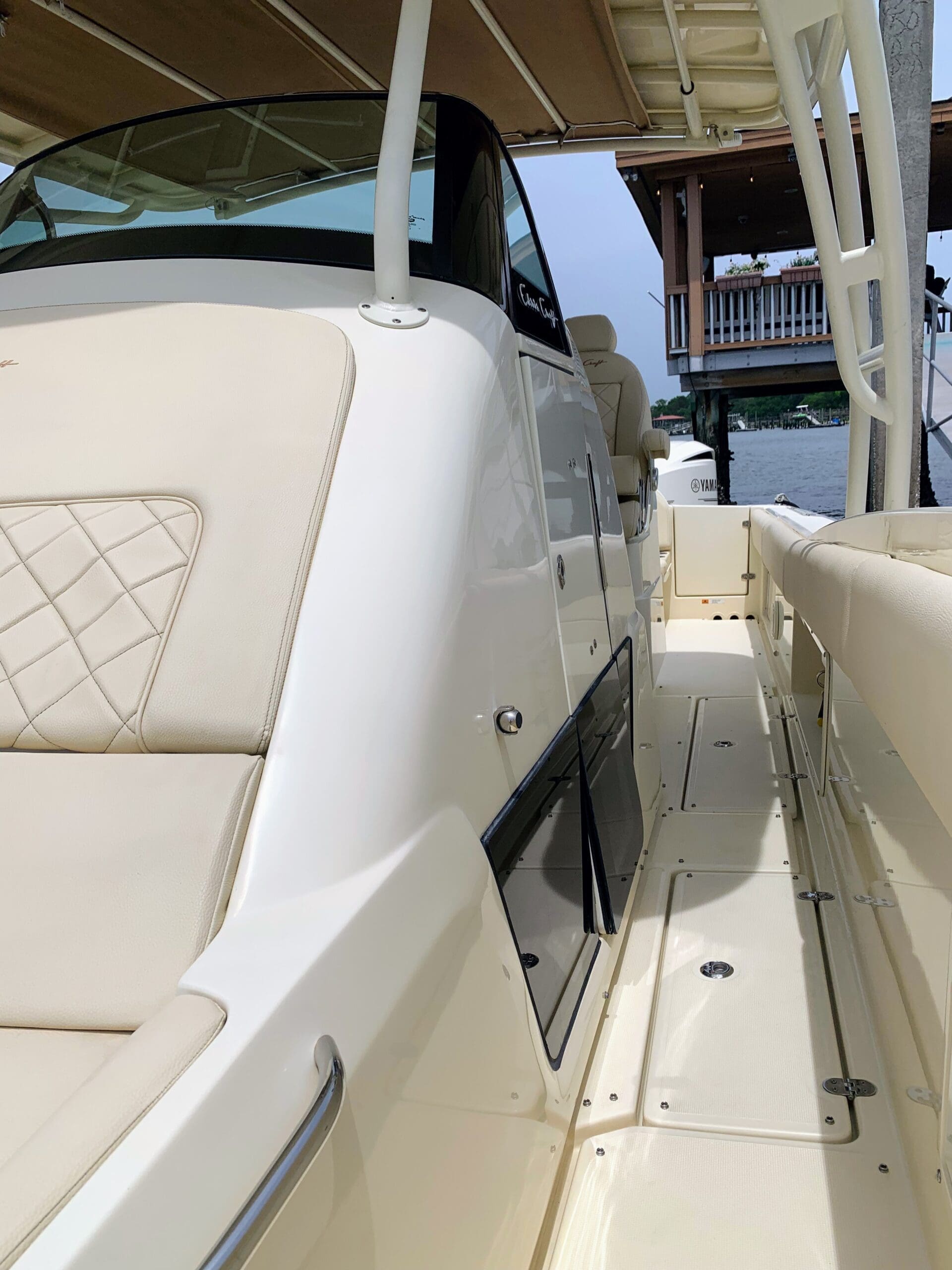 Chris Craft boat detailed in Daniel Island Chris Craft boat detailed in Daniel Island
