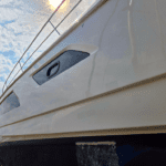 catamaran hull after boat detail
