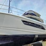 catamaran fiberglass repair and detail for our customer 